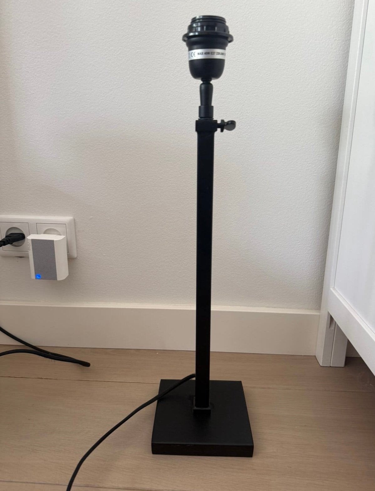 Rivièra Maison Soho House Table Lamp - lampenvoet zwart, Ophalen, Gebruikt, Met schakelaar, E27 (groot)