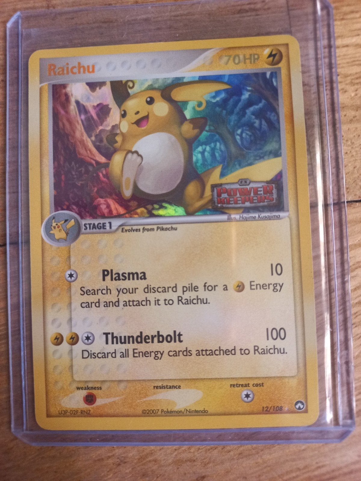raichu pokemon kaart, Ophalen, Zo goed als nieuw