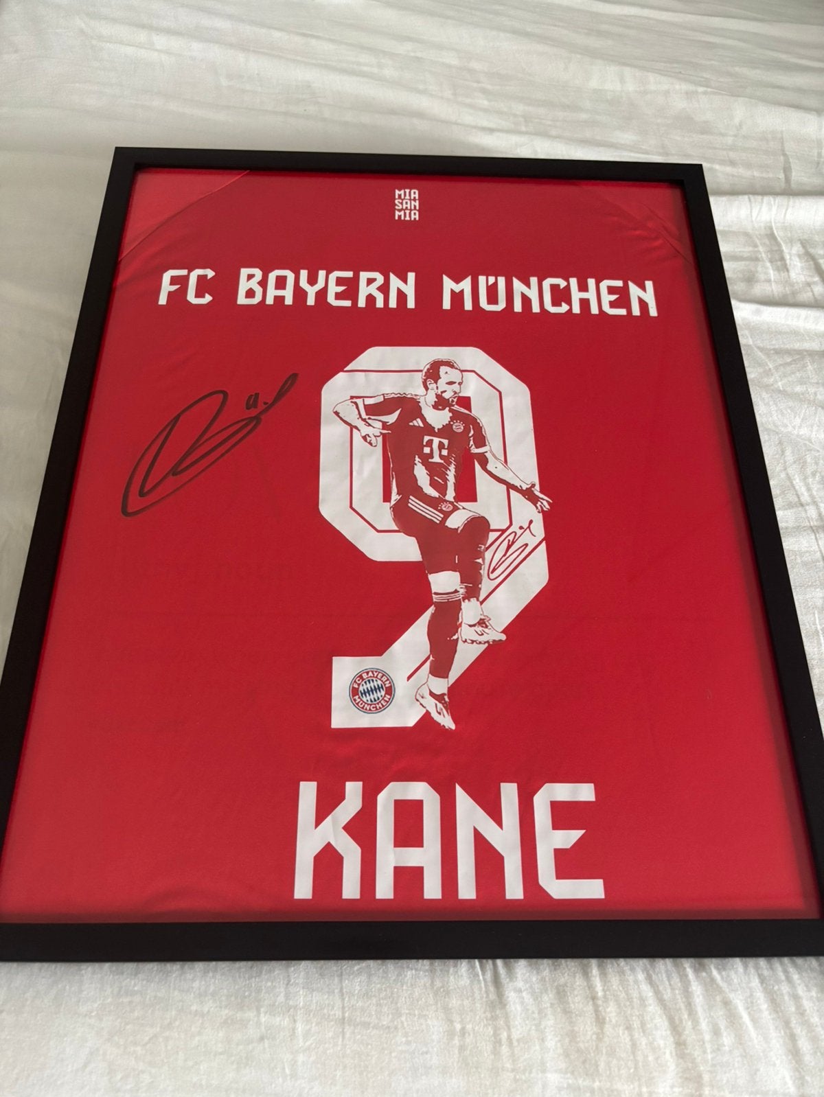 Harry Kane gesigneerd en ingelijst shirt special edition, Verzamelen, Sportartikelen en Voetbal, Ophalen, Nieuw, Buitenlandse clubs