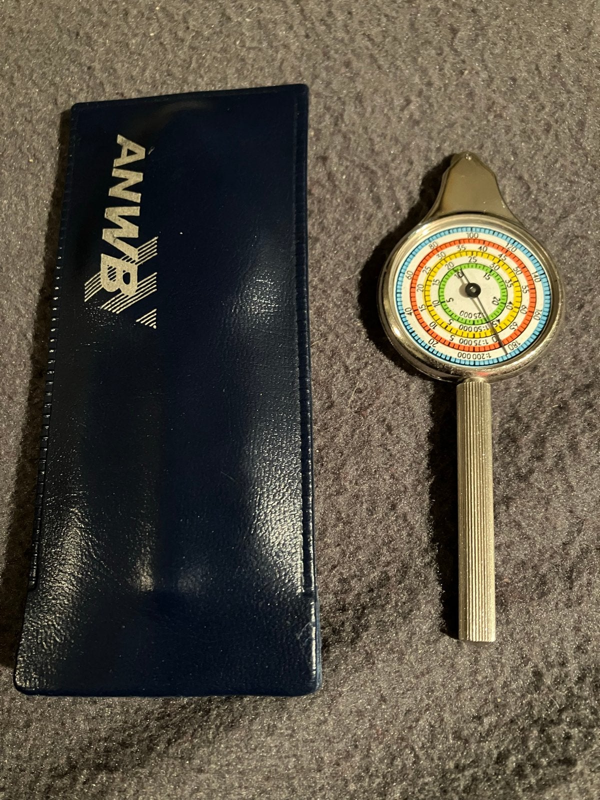 Vintage ANWB Kaartmeter - Afstandsmeter voor kaarten, Ophalen of Verzenden