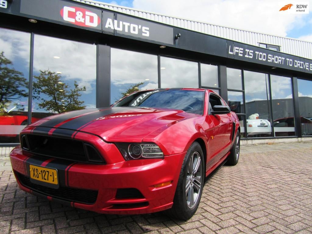 Ford MUSTANG V6 2013 UNIEKE SHOWCAR ROUSH CARPLAY ETC, Auto's, Euro 5, Gebruikt, Zwart, 1451 kg