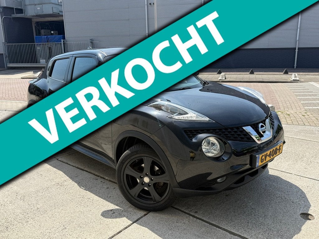Nissan Juke 1.2 DIG-T S/S Connect Edition 6 BAK NAVI 360 Cam, Voorwielaandrijving, 1250 kg, 116 pk, Zwart