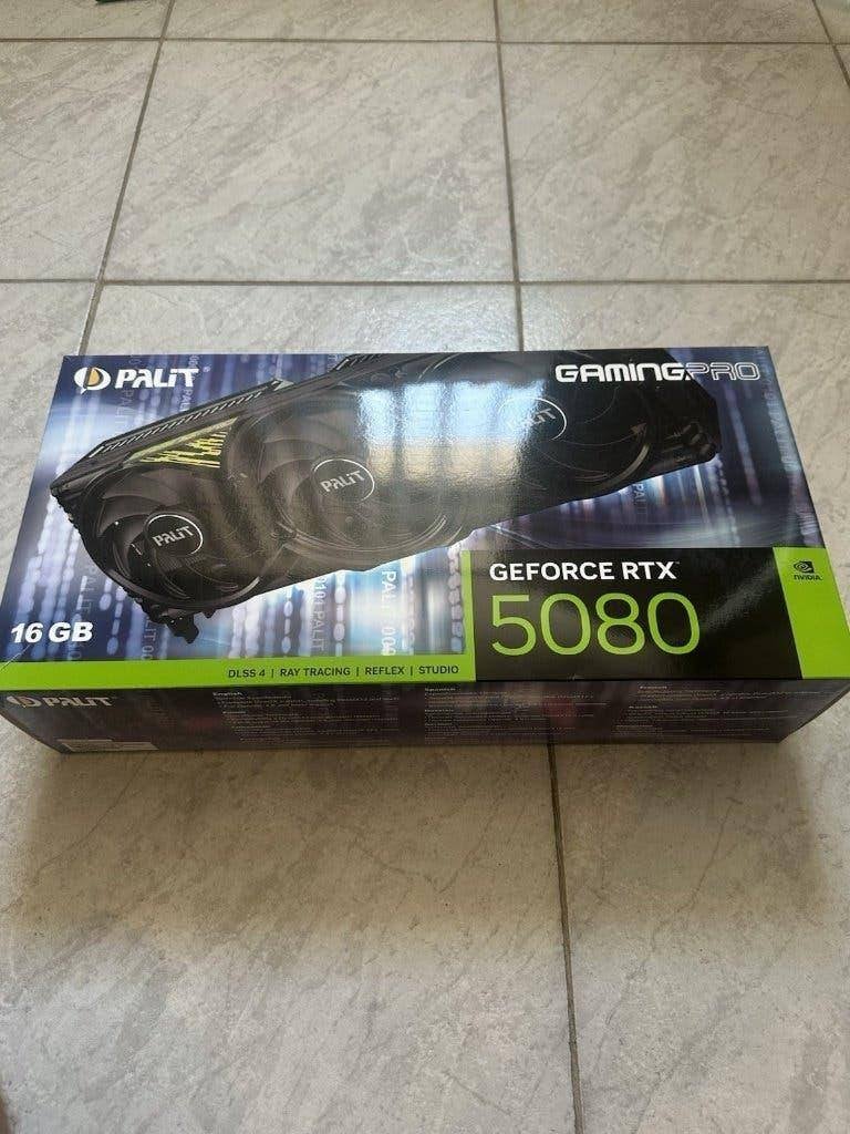 Palit NVIDIA GeForce RTX 5080 GamingPro 16GB, Ophalen, Nieuw