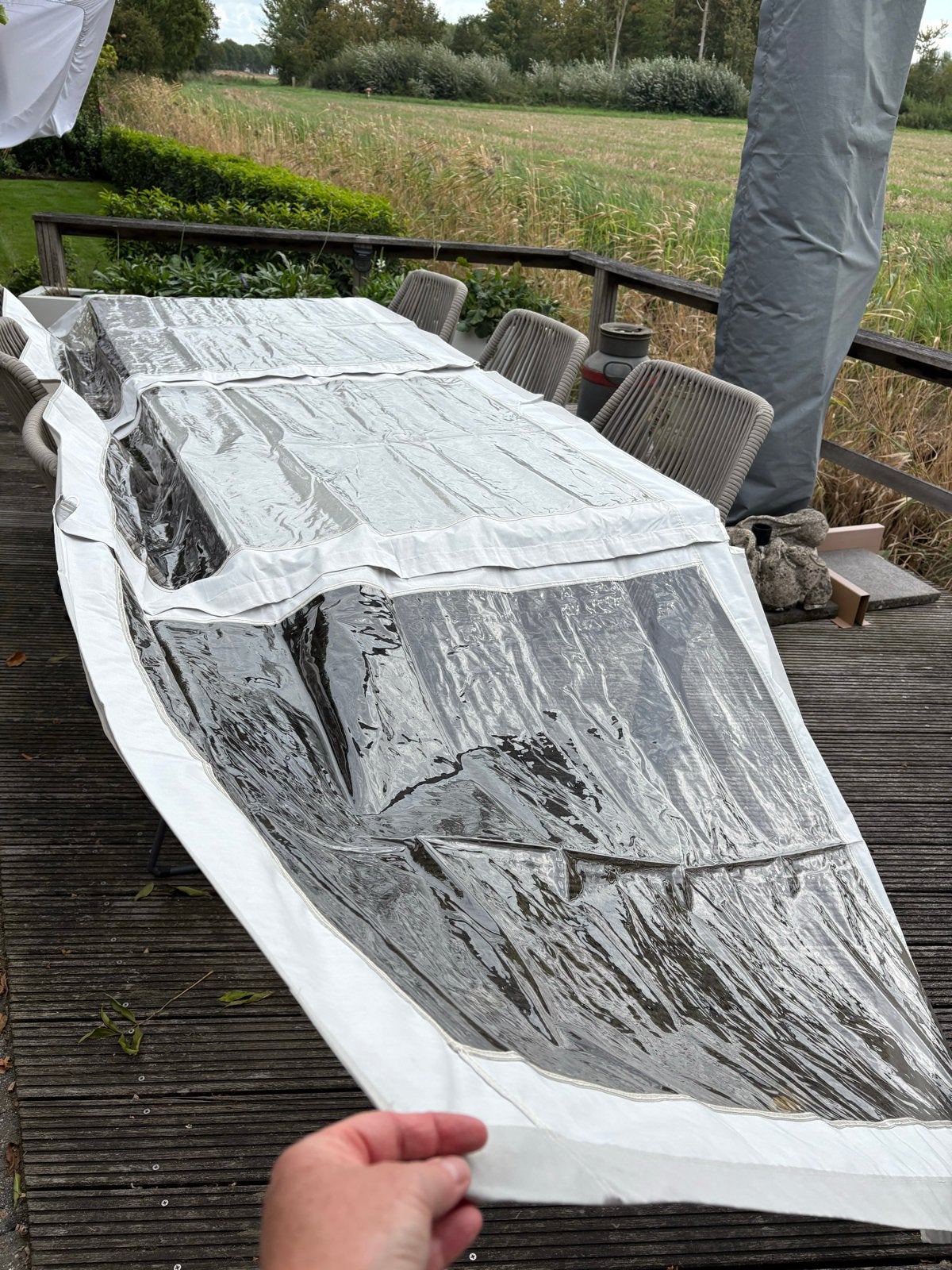 ESVO Tencate All Season Windscherm met stokken en haringen, Ophalen of Verzenden, Zo goed als nieuw