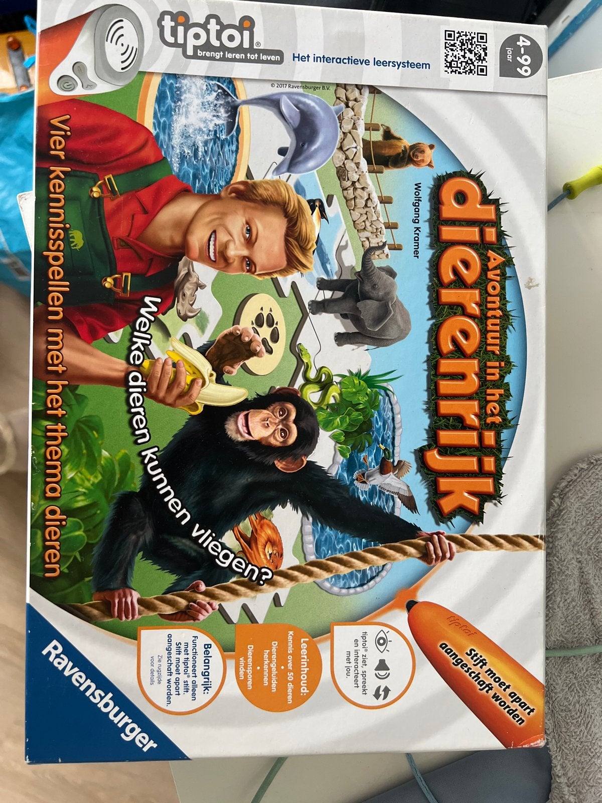 Tiptoi Avontuur in het Dierenrijk - Ravensburger, Kinderen en Baby's, Ophalen of Verzenden, Gebruikt, Ontdekken, Met geluid