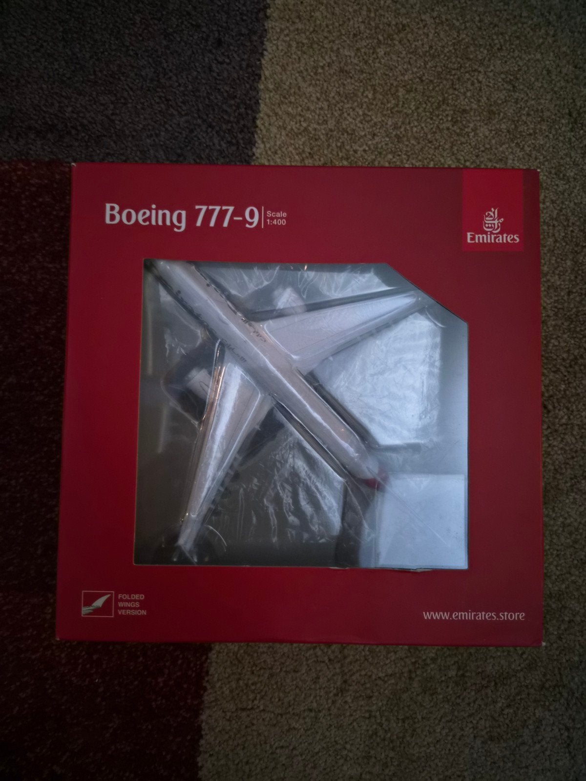 geminijets 1/400 limited edition boeing 777x9 emirates, Ophalen of Verzenden, Nieuw, Schaalmodel