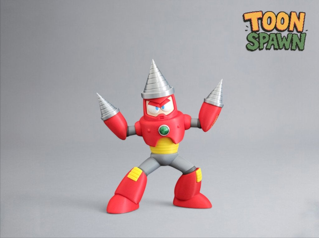 Drill Man – 20 cm – Mega Man Figuur, Ophalen of Verzenden, Nieuw, Overige typen