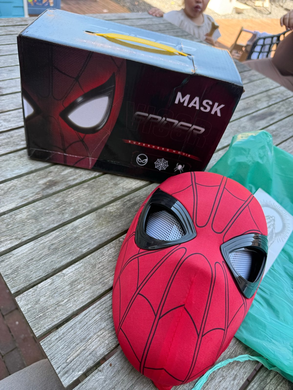 Spider-Man Masker Rood - Marvel Collectie | Nieuw in doos, Ophalen of Verzenden, Nieuw, Toneelattributen of Onderdelen