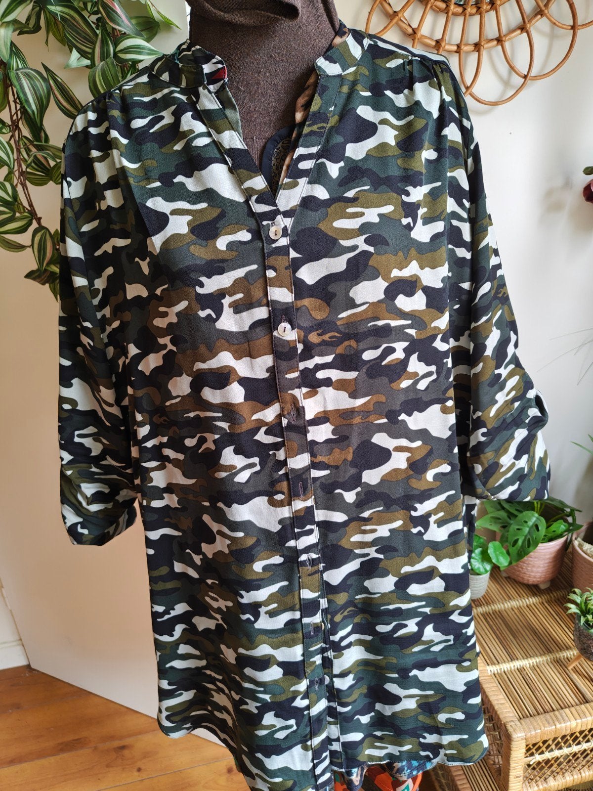 Norah blouse 46, Ophalen of Verzenden, Gedragen, Maat 46/48 (XL) of groter, Groen