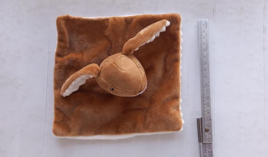 Konijn knuffeldoekje van ergee, Ophalen of Verzenden, Zo goed als nieuw, Minder dan 4 cm, Overige materialen