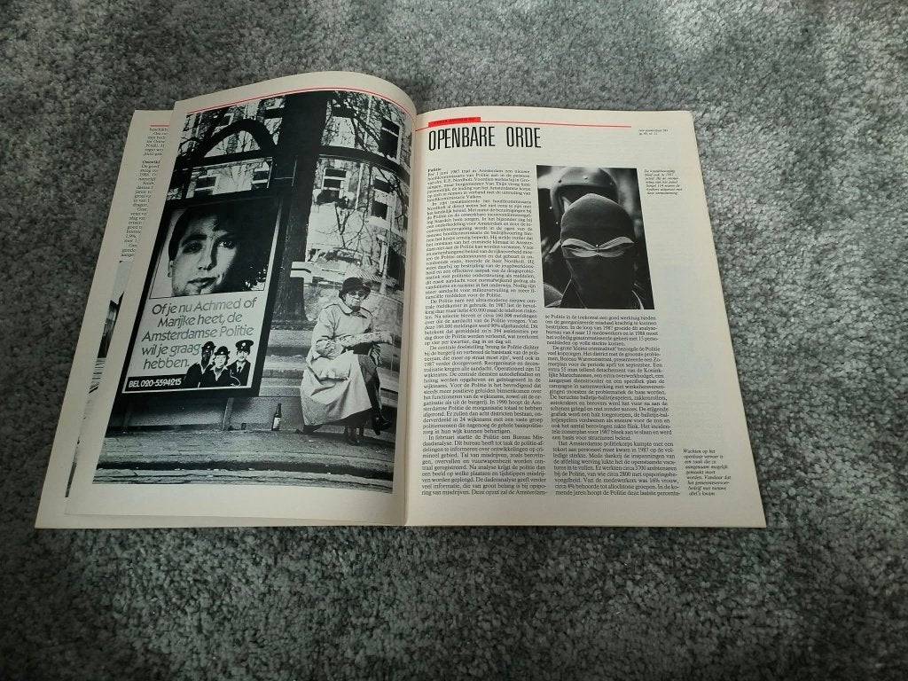 Stedelijk jaarverslag ons Amsterdam 1987 nr 11, Boeken, Ophalen of Verzenden, 20e eeuw of later, Zo goed als nieuw