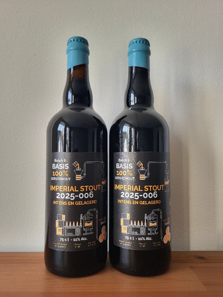 Boogieman VS Eggens Beer - Imperial Stout Vatgelagerd - 1/96, Ophalen of Verzenden, Nieuw, Flesje(s), Overige merken