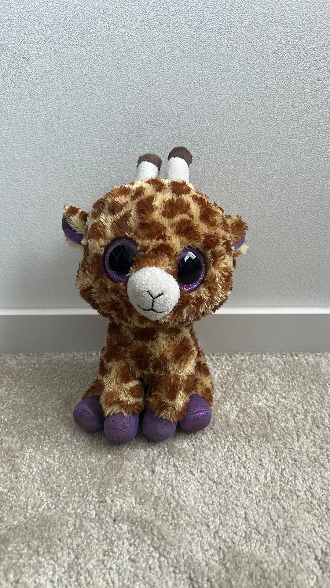 Giraf knuffel, Gebruikt, Giraf, Ophalen of Verzenden, Middelgroot (20 tot 80 cm)