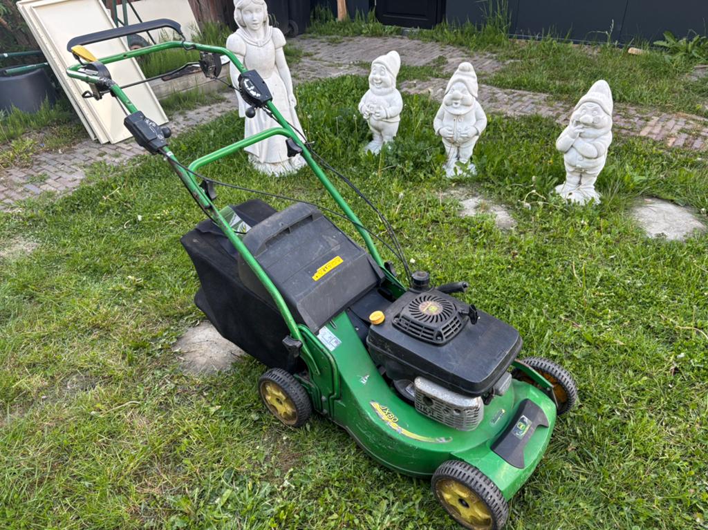 John Deere, motormaaier, met aandrijving, Ophalen, Cirkelmaaier, Gebruikt, Versnellingen