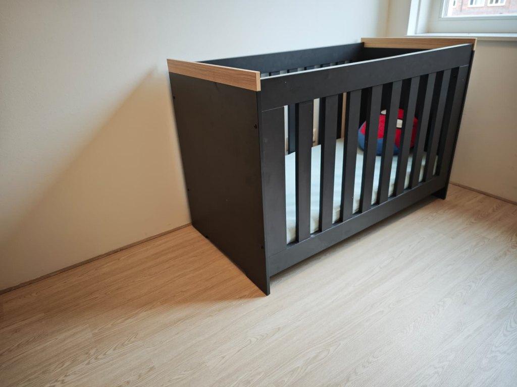 Ledikant + Matras, Ophalen, Zo goed als nieuw, Minder dan 140 cm, Matras