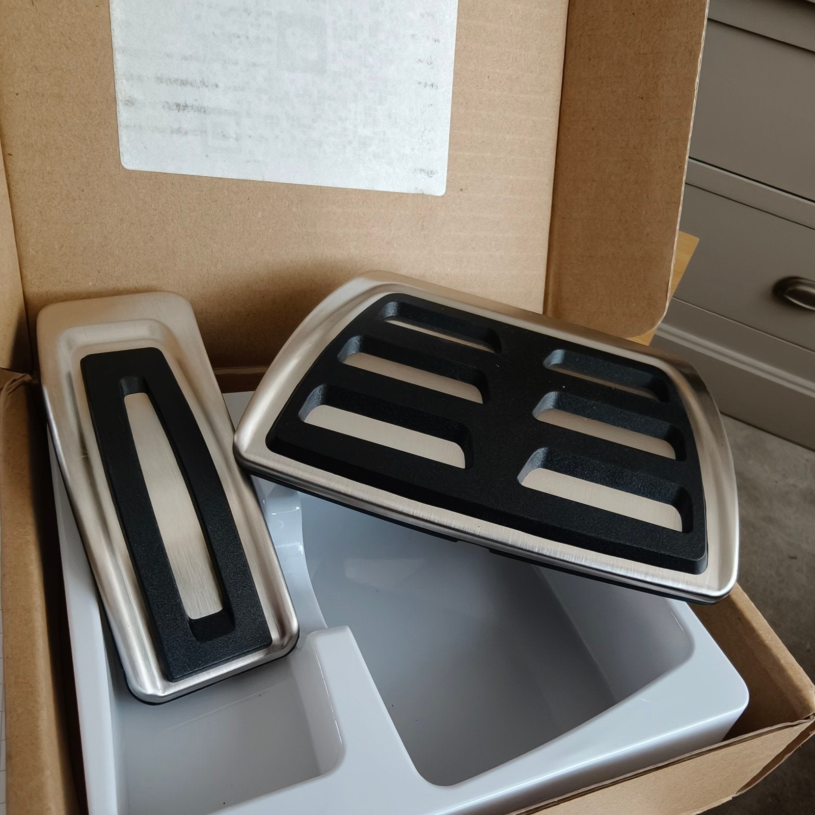 Sportpedalen RVS Antislip Automaat VW Audi Seat Skoda, Ophalen of Verzenden
