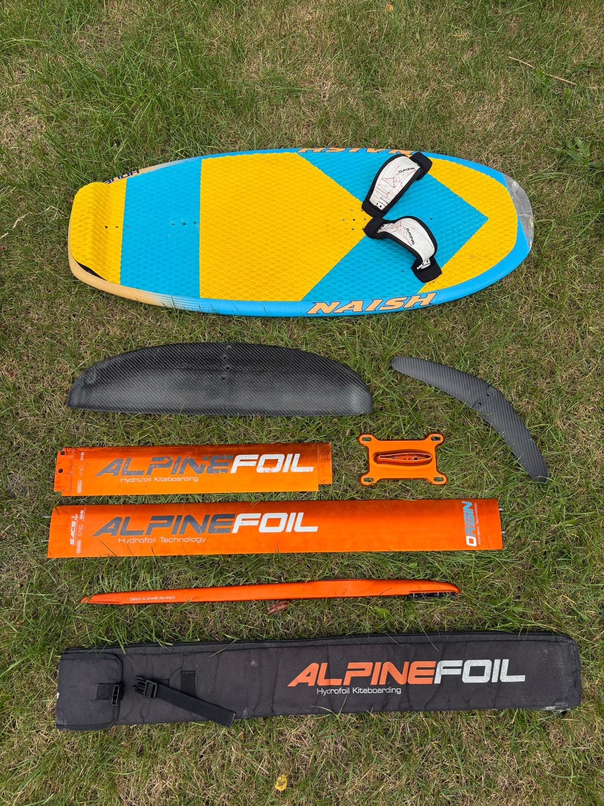 Alpinefoil foilset met Naish hover 112, Watersport en Boten, Ophalen, Gebruikt, Overige typen