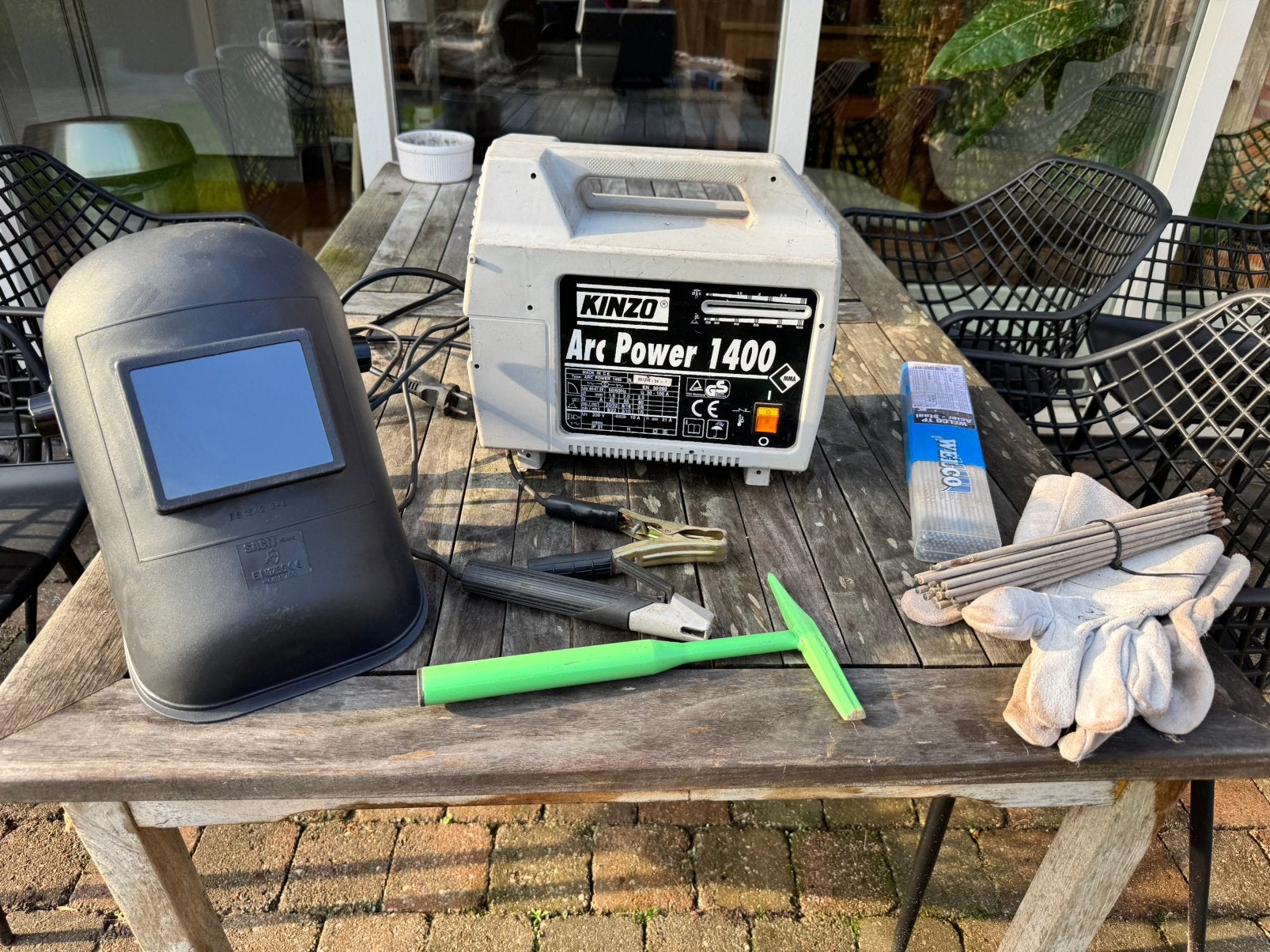 Kinzo Arc Power 1400 lasapparaat, Ophalen, Gebruikt, Minder dan 150 ampère, Elektroden