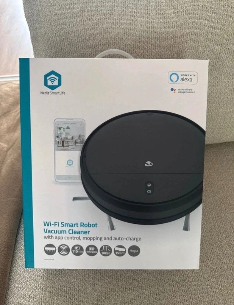 Robot stofzuiger en dweil (Wi-FI Smart Robot Vacuum Cleaner), Witgoed en Apparatuur, Combi-reiniger, Overige merken, Bedienbaar via app