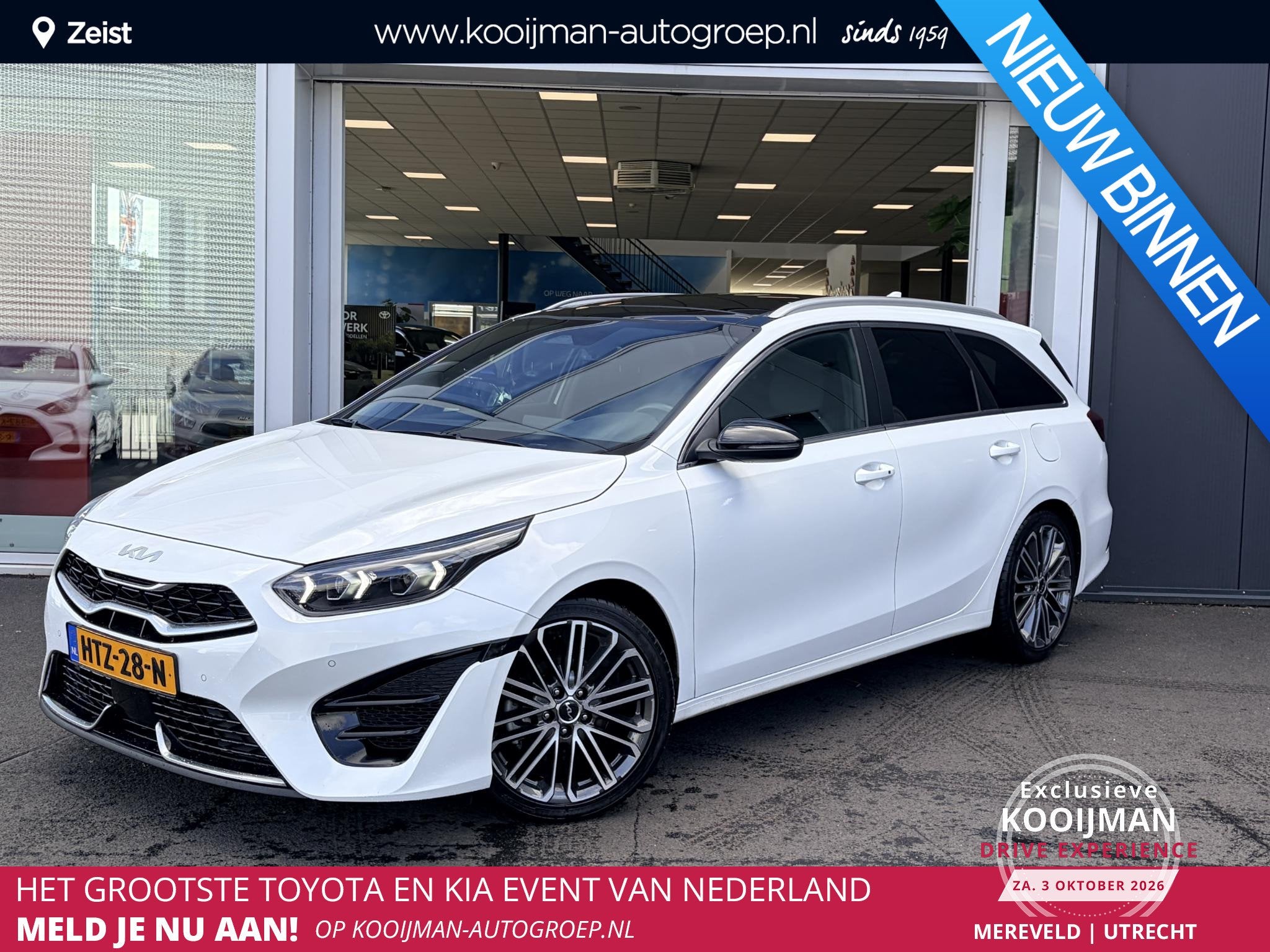 Kia Ceed Sportswagon 1.5 T-GDi GT-PlusLine | Memory Seat | S, Auto diversen, Automaat, Kia, Wit, Stationwagon