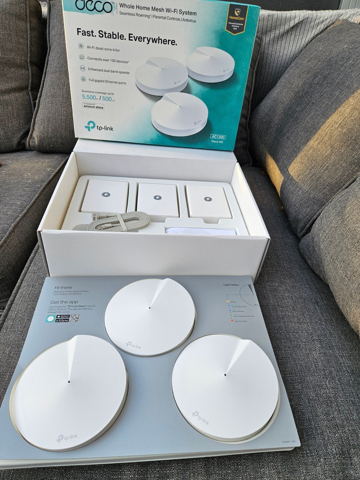 Nieuw TP-Link Deco M5 AC1300 Whole Home Mesh Wi-Fi Systeem, Ophalen of Verzenden, Nieuw, Router, TP-Link