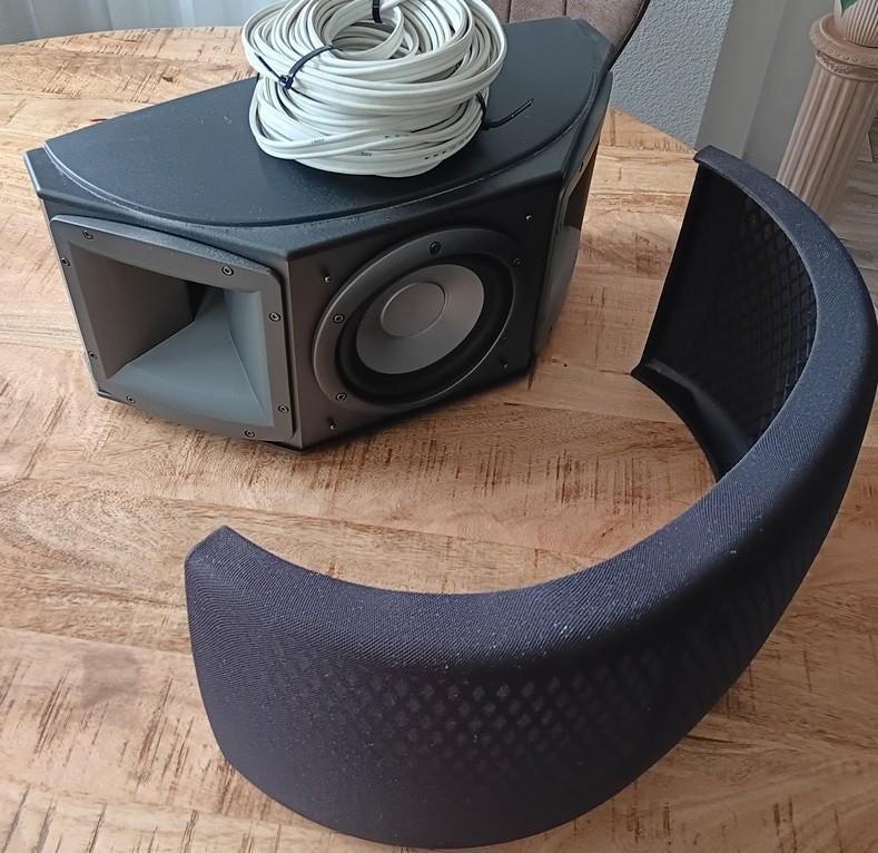 Klipsch achterspeakers, Gebruikt, 60 tot 120 watt, Front, Rear of Stereo speakers, Ophalen