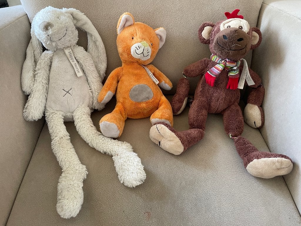 3 Knuffels van Happy Horse, Ophalen of Verzenden, Gebruikt, Overige typen, Happy Horse