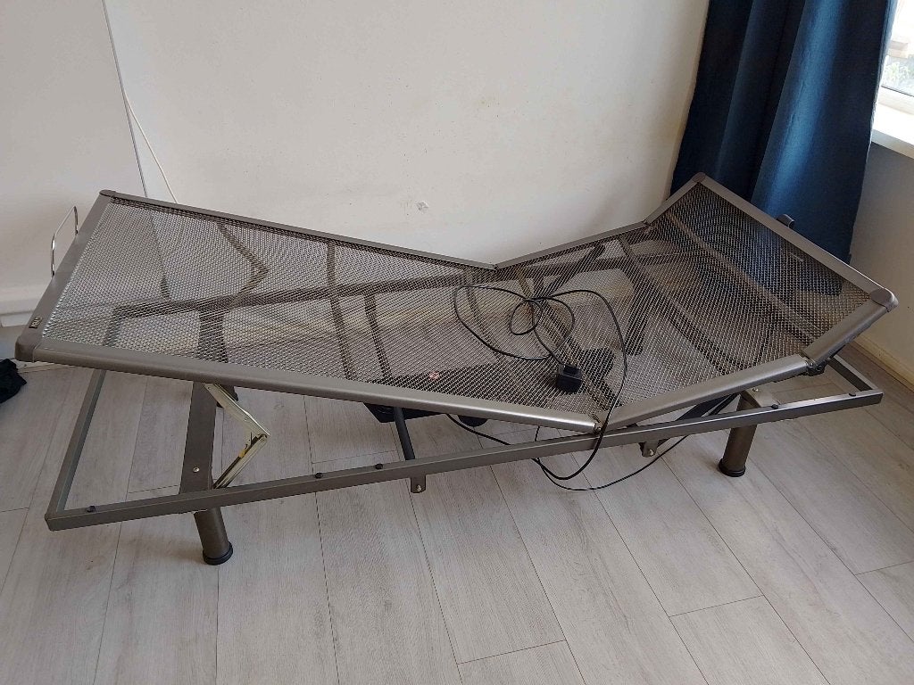 Avek Elektrisch Eenpersoons Bedframe, Ophalen, 90 cm, Eenpersoons, Metaal