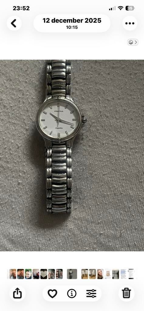 Dames horloge Prisma, Ophalen, Zo goed als nieuw, Staal, Overige merken