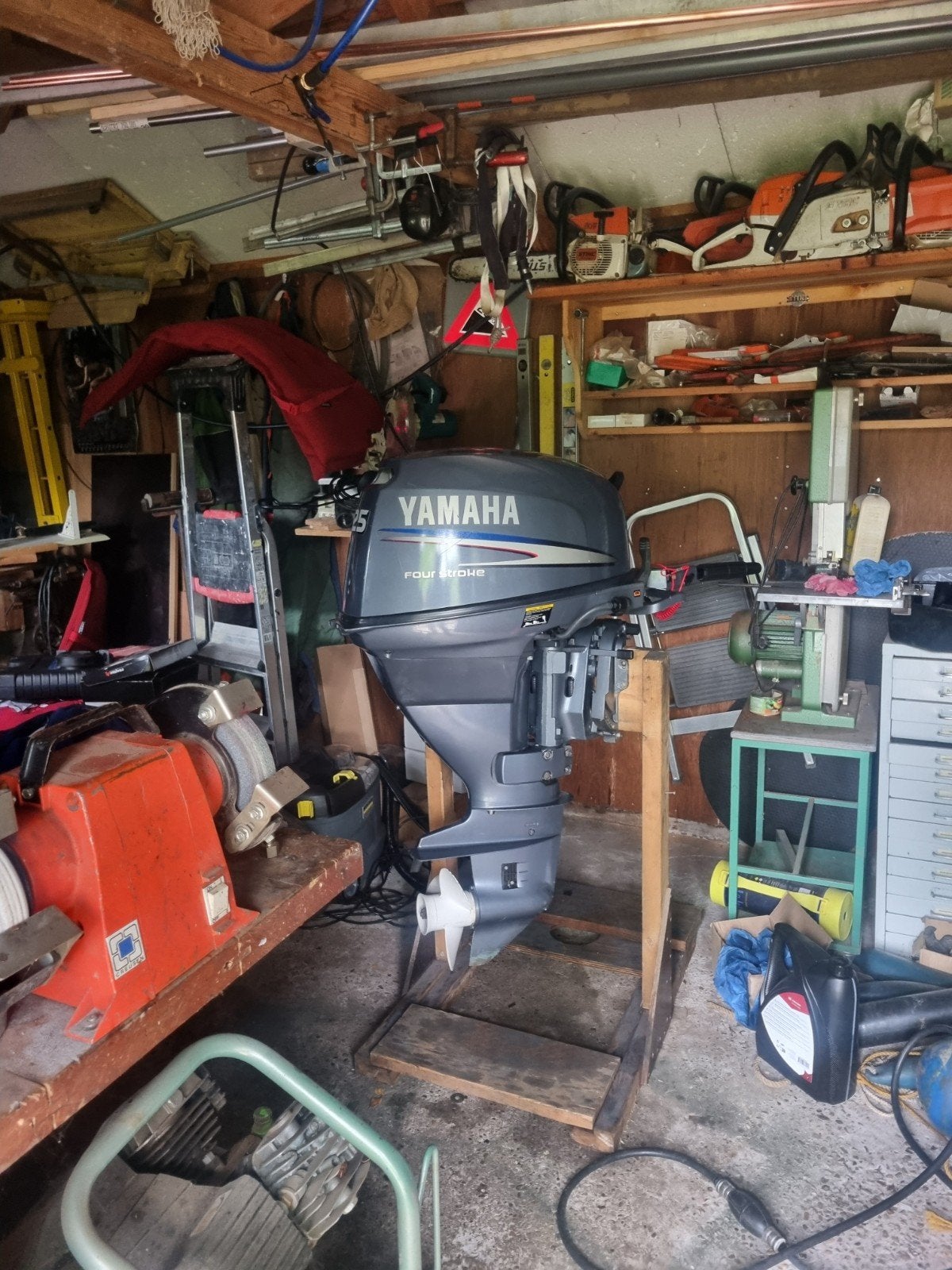 Yamaha 25 PK Four Stroke Buitenboordmotor, Watersport en Boten, Ophalen, Gebruikt