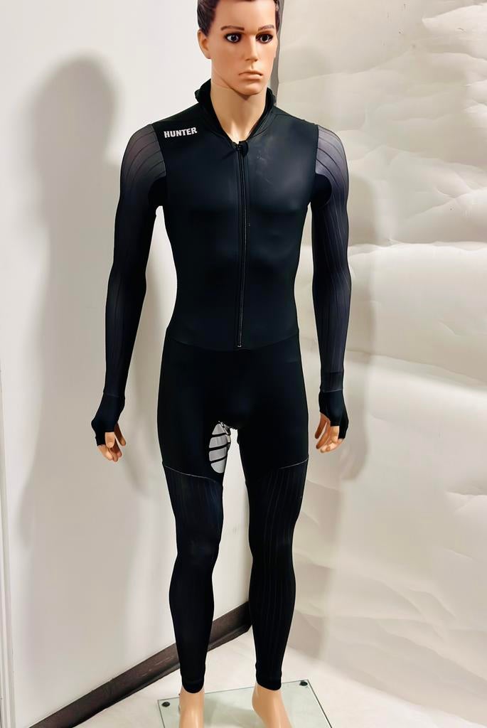 Schaatskleding, schaatspak, snelpak speedsuit maat L rubber, Sport en Fitness, Ophalen of Verzenden, Zo goed als nieuw