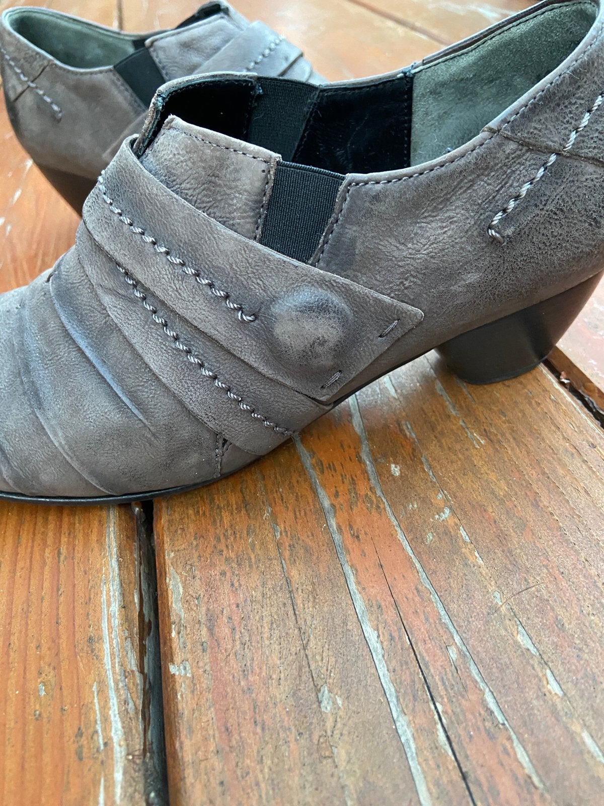 Gabor schoen met hakje, Schoenen met lage hakken, Ophalen of Verzenden, Grijs, Gedragen