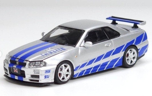 COOL Art - Fast & Furious Nissan GT-R34 (Brian) (1:64), Ophalen of Verzenden, Nieuw, Auto