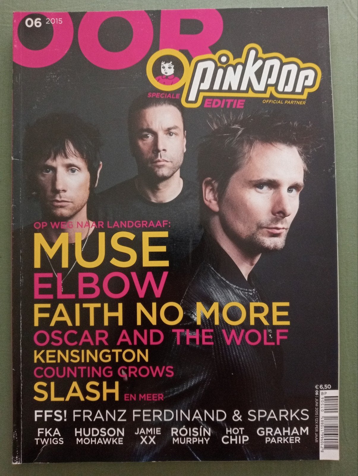 OOR Pinkpop Speciale Editie 2015 -Muse, Elbow, Faith No More, Ophalen of Verzenden, Zo goed als nieuw, Muziek, Film of Tv