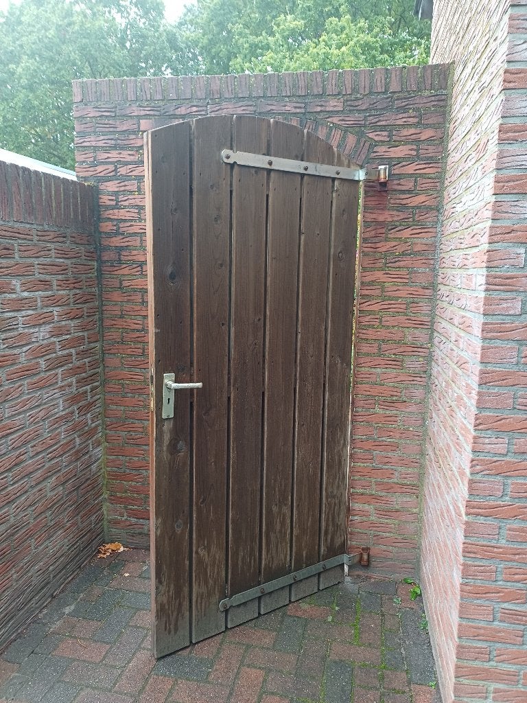 houten carportdeur, Ophalen, Gebruikt, Hout, Overige typen