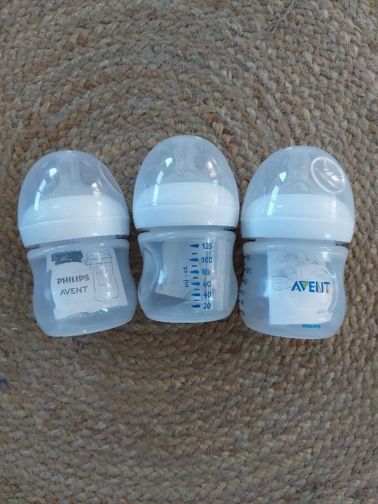 3x nieuwe fles Philips Avent - 125 ml, Ophalen of Verzenden, Nieuw, Overige typen