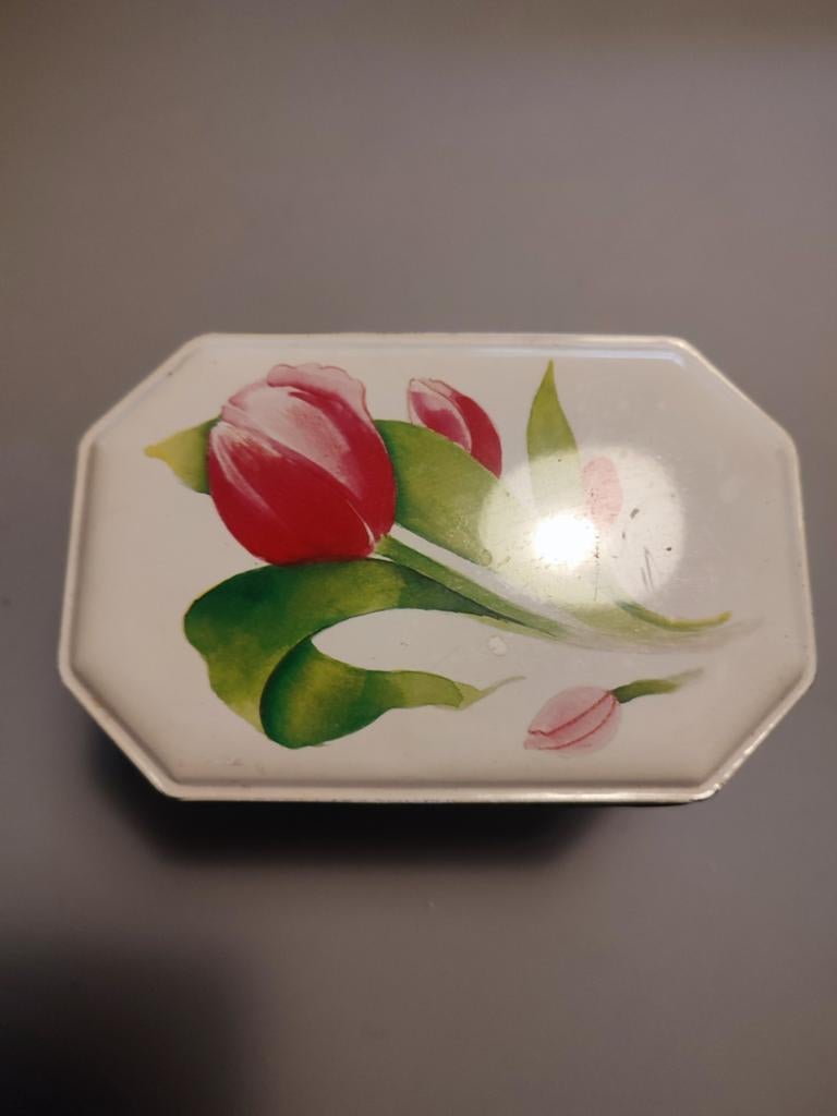Fraai bloemen blik, Ophalen of Verzenden, Overige stijlen