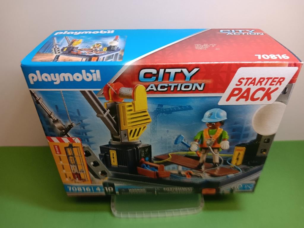Playmobil Bouw Werf Poppetjes Onderdelen [NIEUW in doos], Verzenden, Nieuw, Complete set