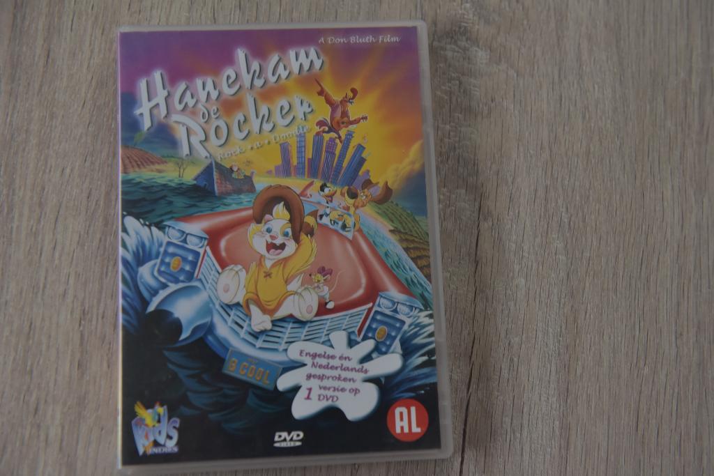 HANEKAM DE ROCKER ROCK A DOOUDE =  a Don Bluth film, Tekenfilm, Verzenden, Zo goed als nieuw, Alle leeftijden