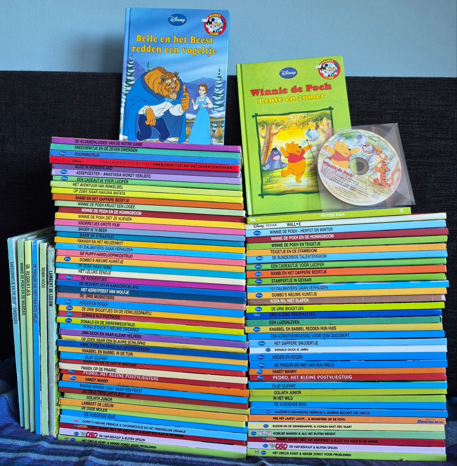 Leuke verzameling Disney boekenclub boeken met en zonder cds, Ophalen of Verzenden, Zo goed als nieuw, Sprookjes