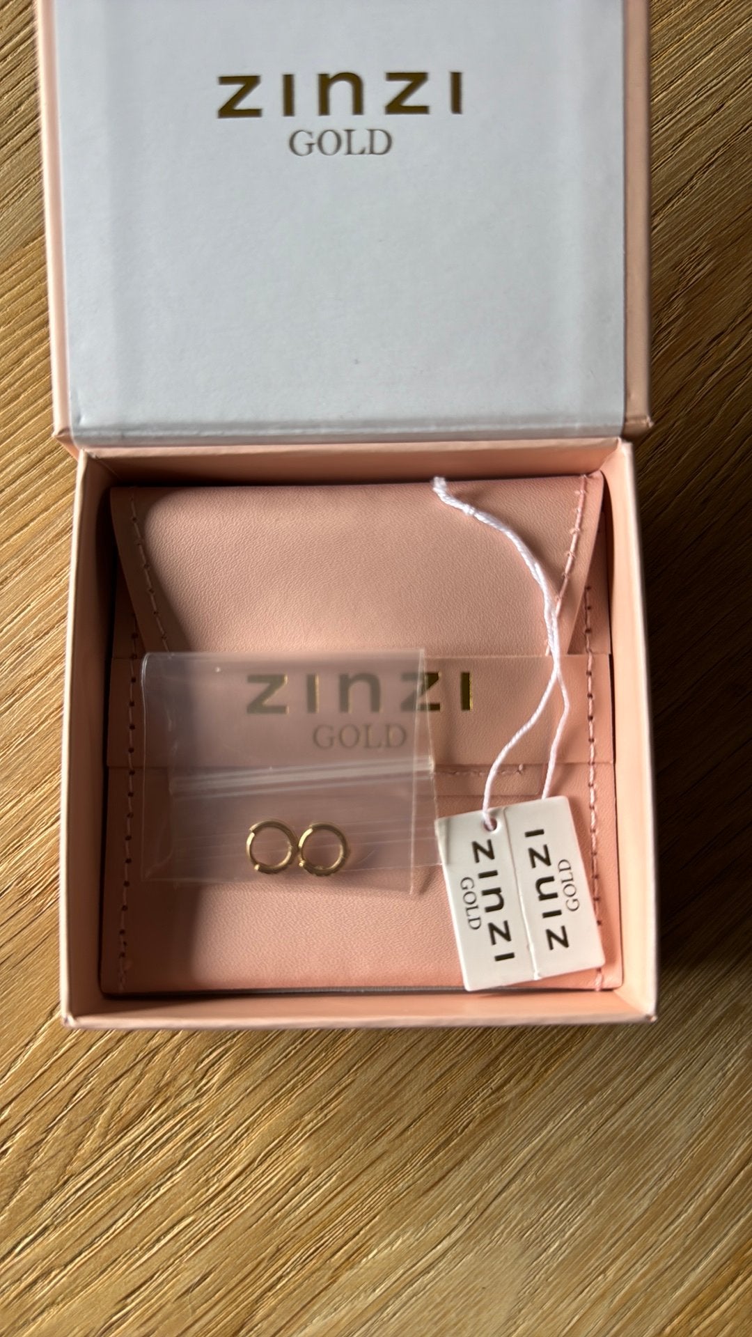 Zinzi gold 14 karaat gouden oorringetjes 8mm met zirkonia’s, Sieraden, Tassen en Uiterlijk, Oorbellen, Ophalen of Verzenden, Nieuw