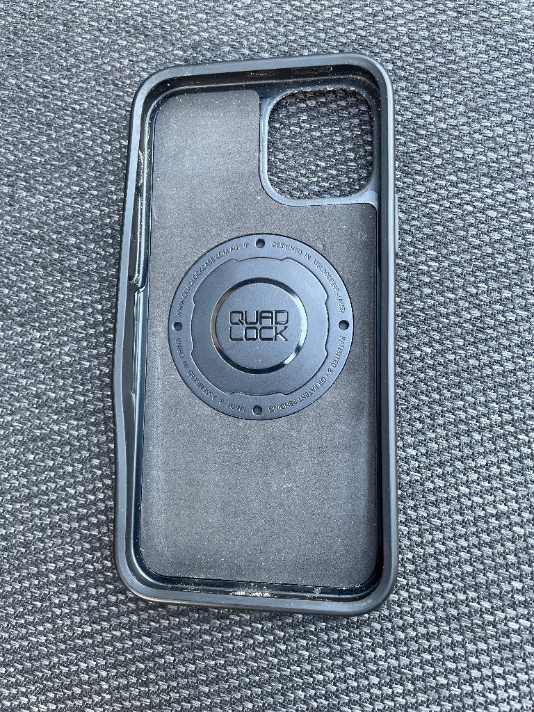 Quad Lock Iphone 12 hoes, Gebruikt, Paars, Quad Lock, Hoesje of Tasje