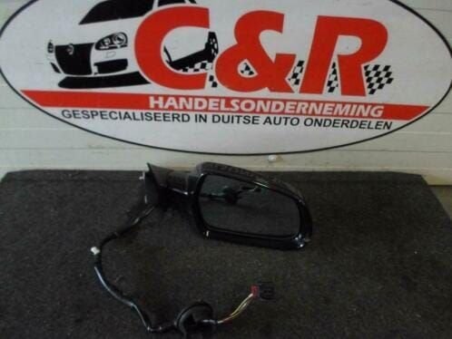 Audi A4 8K spiegel zwart Rechts, Gebruikt, -, -, Ophalen of Verzenden