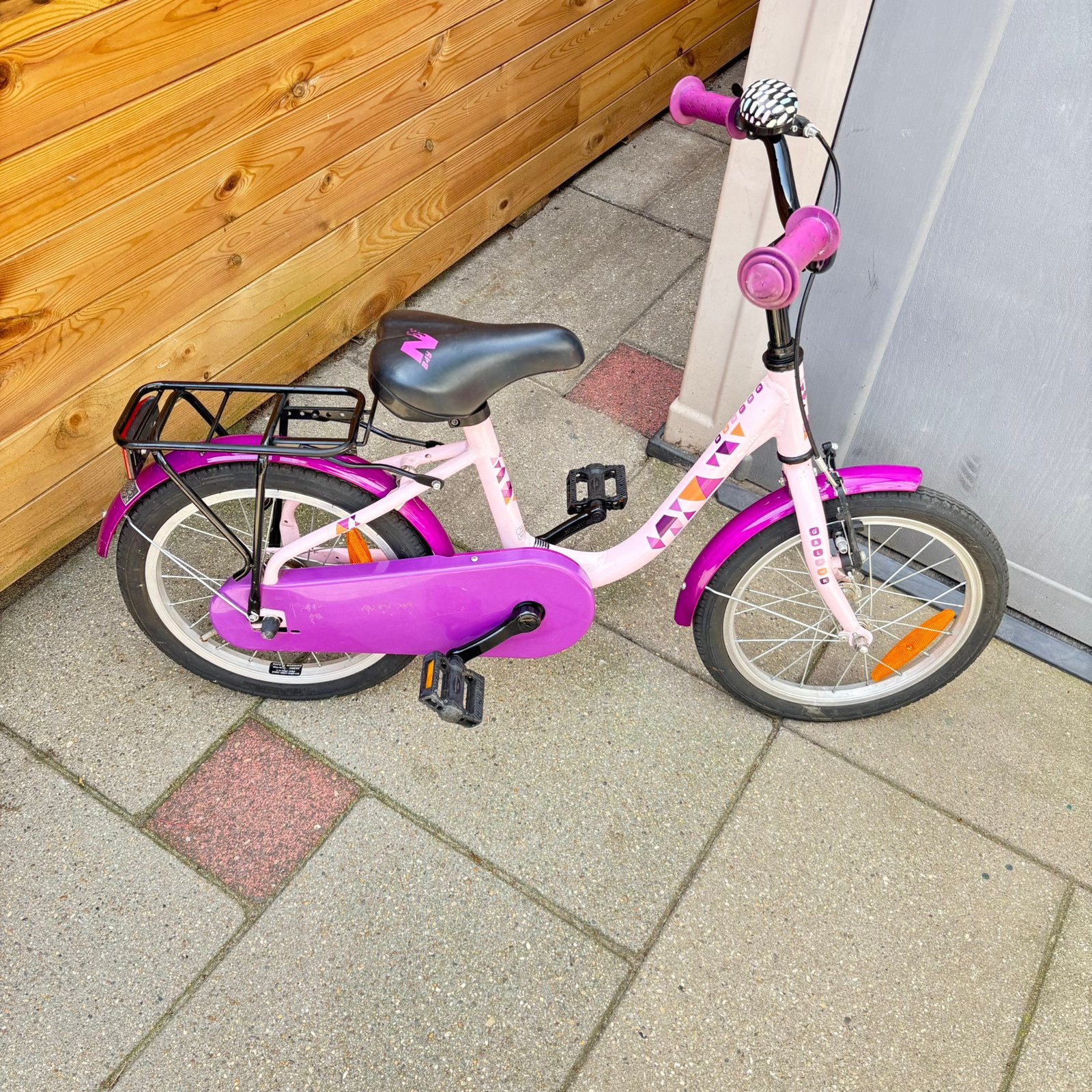 Meisjesfiets 16 inch rose, Ophalen, Zo goed als nieuw, 16 inch
