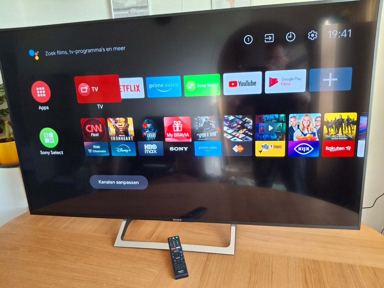 4K UHD Sony smart tv 65" 65XE8599  100Hz Android 9 apps, Ophalen, Zo goed als nieuw, 100 Hz, 4k (UHD)