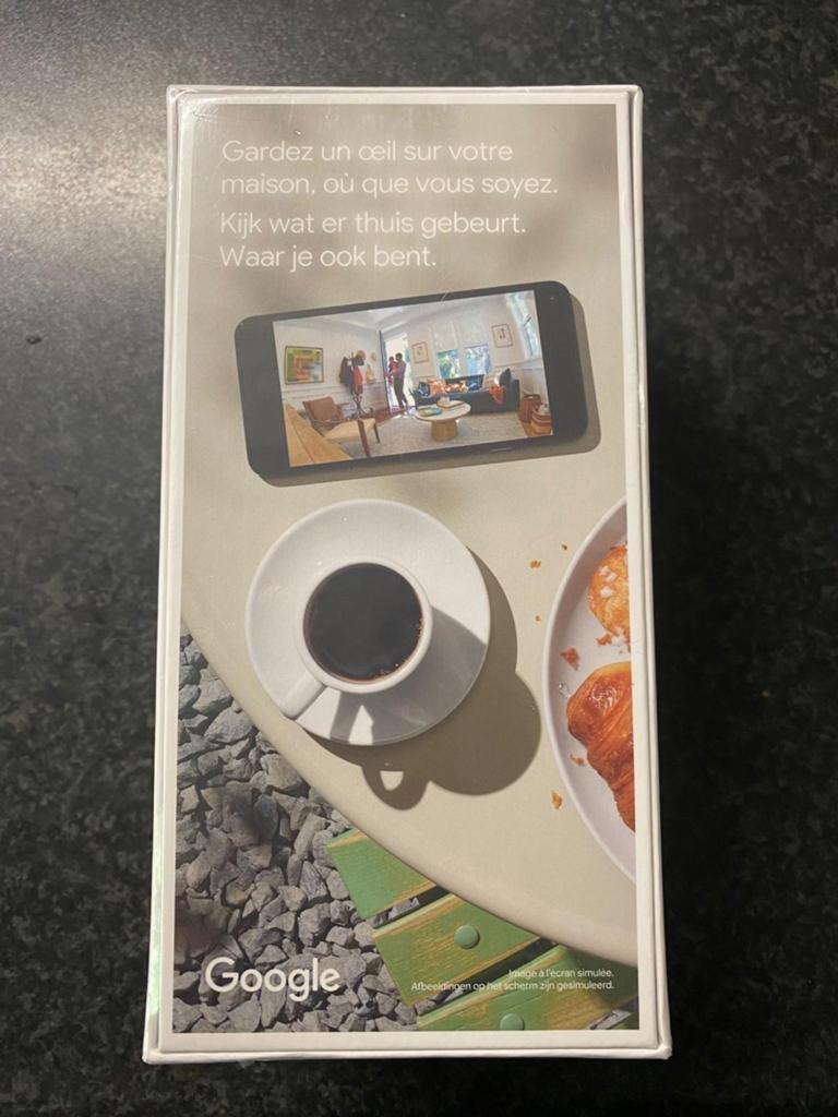 Google Nest Cam (2e generatie) - Binnencamera, Audio, Tv en Foto, Videobewaking, Nieuw, Binnencamera, Ophalen