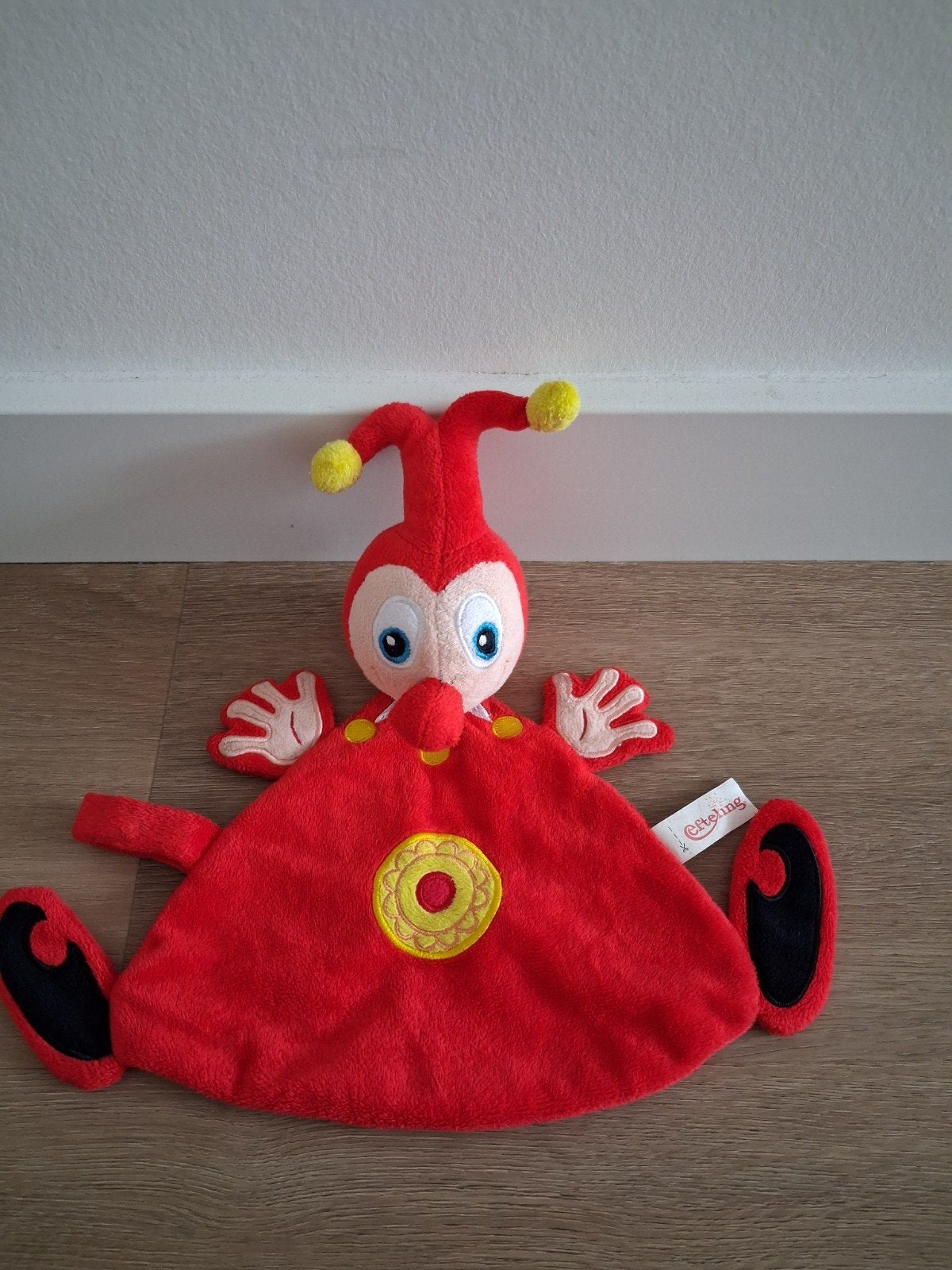 Knuffeldoekje Jokie Efteling clown rood doekje L1956, Kinderen en Baby's, Ophalen of Verzenden, Zo goed als nieuw, Overige typen