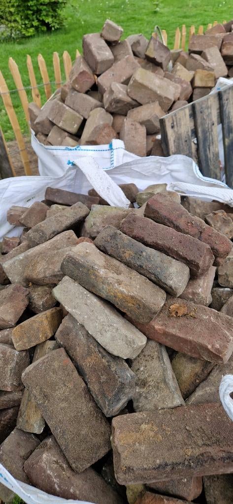2 bigbag 5 duimers ongeveer 12 m2, Ophalen of Verzenden, Gebruikt, 10 m² of meer, Klinkers