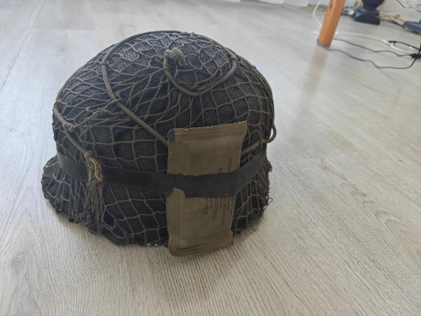 M1 Helm met net en camouflageband, Ophalen, Landmacht, Amerika, Helm of Baret