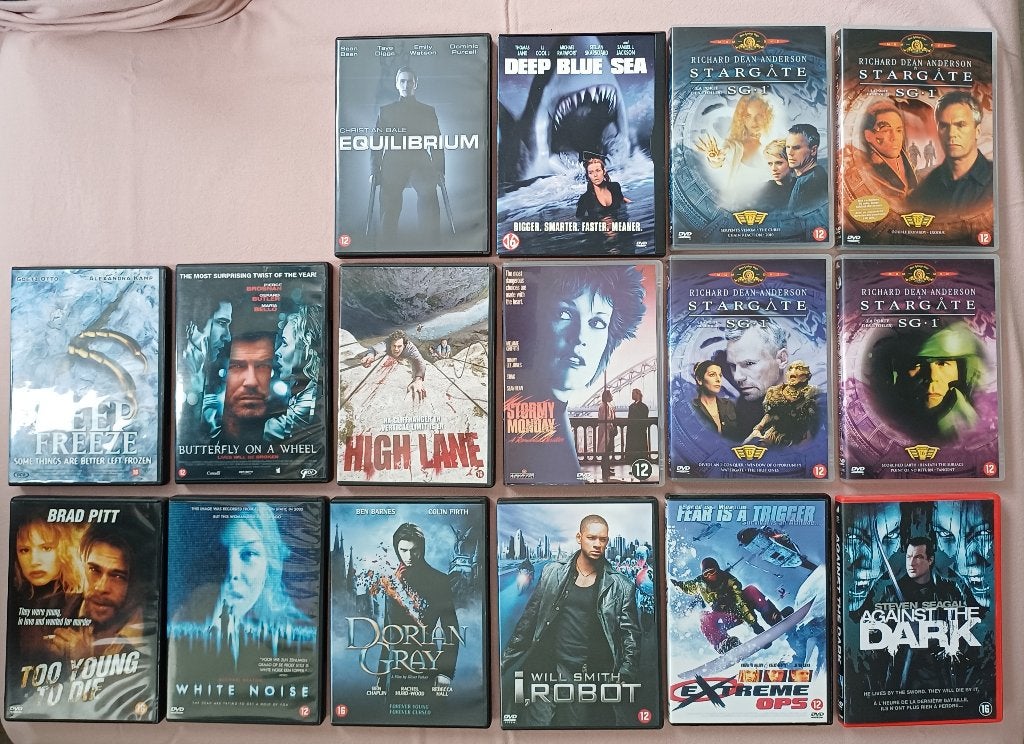 Partij mooie DVD'tjes voor vele uren kijkplezier, Vanaf 12 jaar, Ophalen of Verzenden, Zo goed als nieuw, Actie en Avontuur